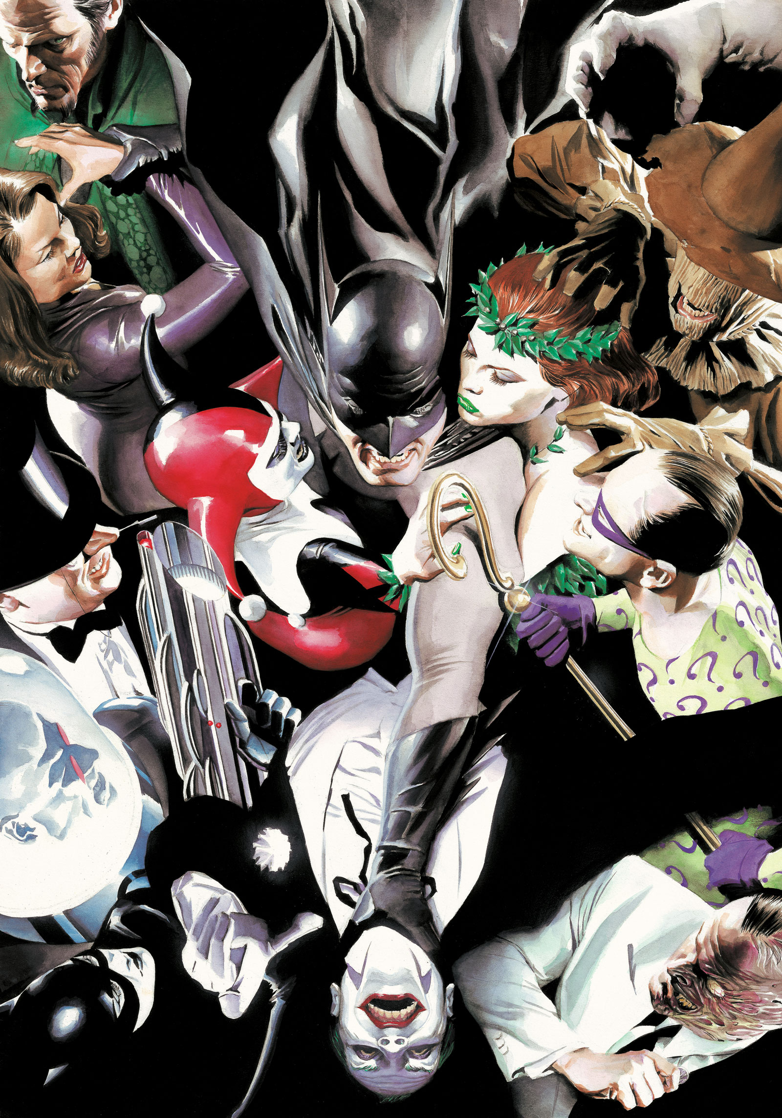 Alex Ross Joker's Reckoning AP/PP Giclee On Canvas Marvel DC Comics Fine Art