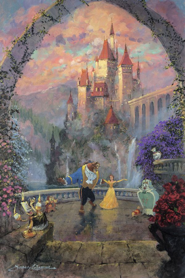 Walt Disney World Castle James Coleman Giclee On Canvas