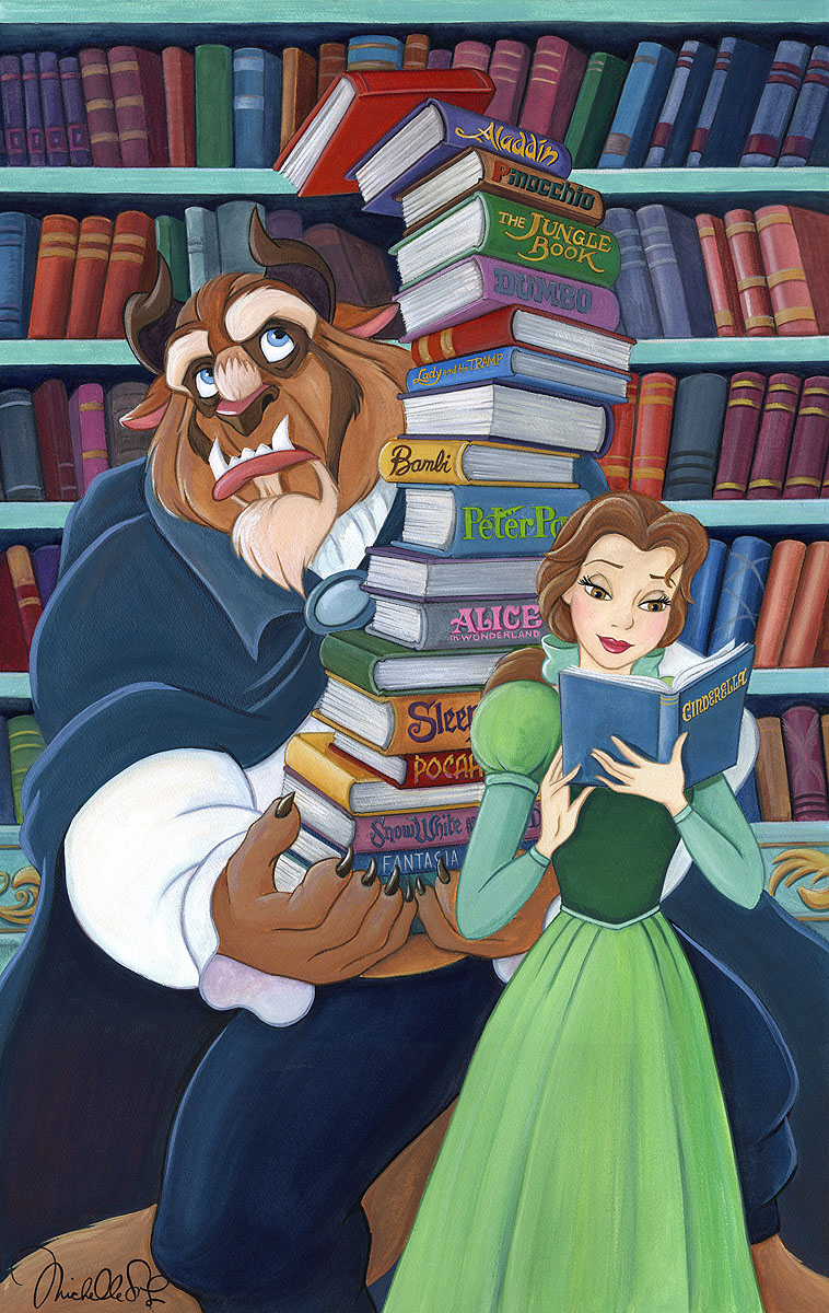 Beauty and the Beast Library Decor 