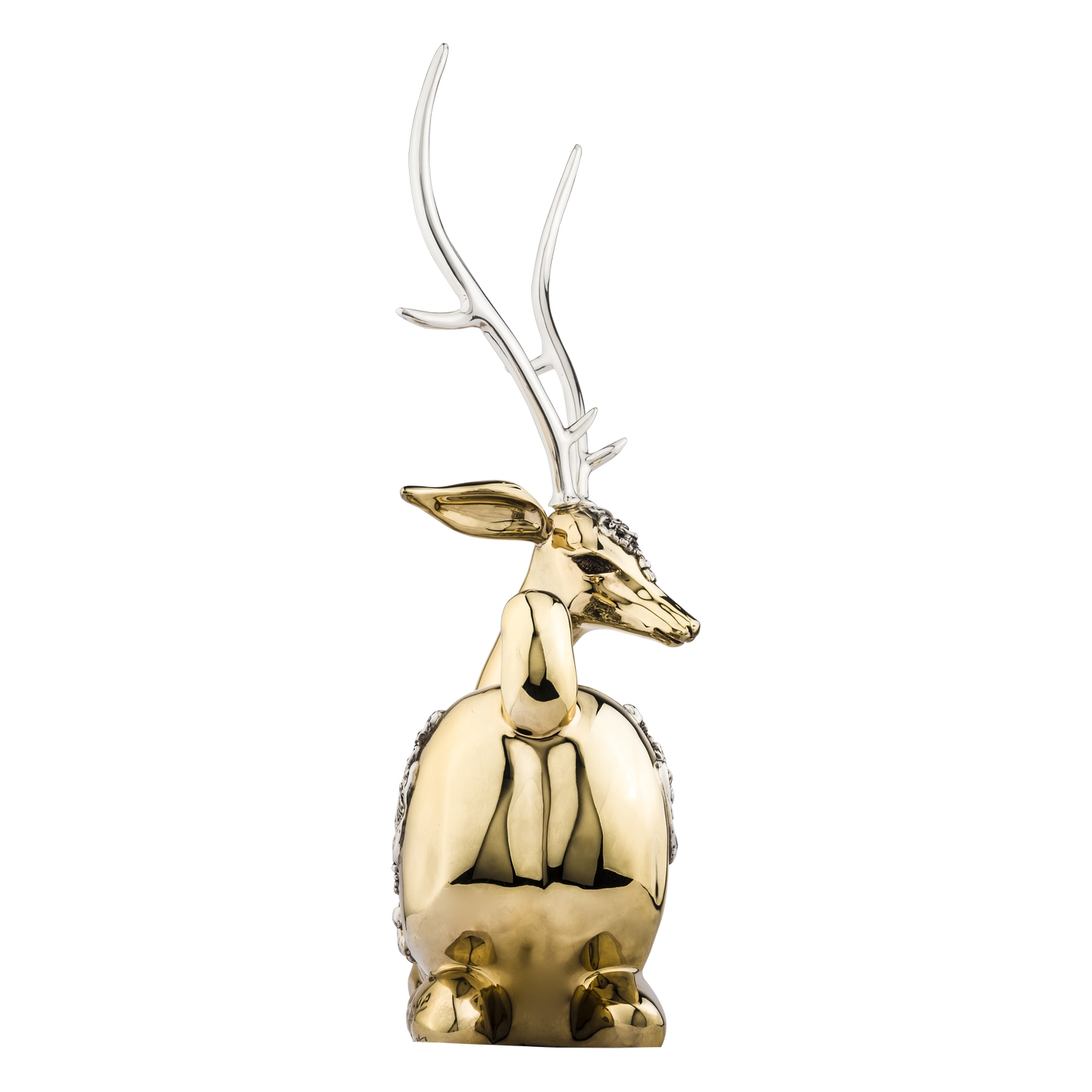 Dargenta Young Thai Gold Deer Statue