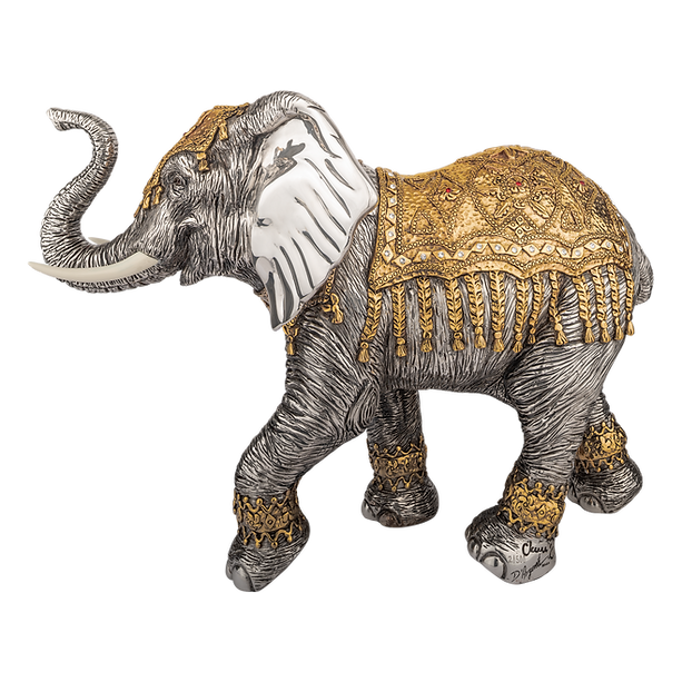Dargenta Silver Indian Elephant Statue