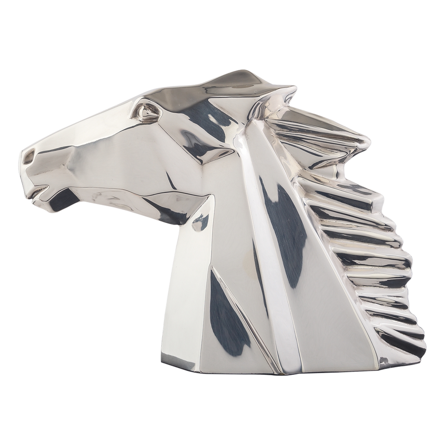 Dargenta Silver Horse Head Figurine