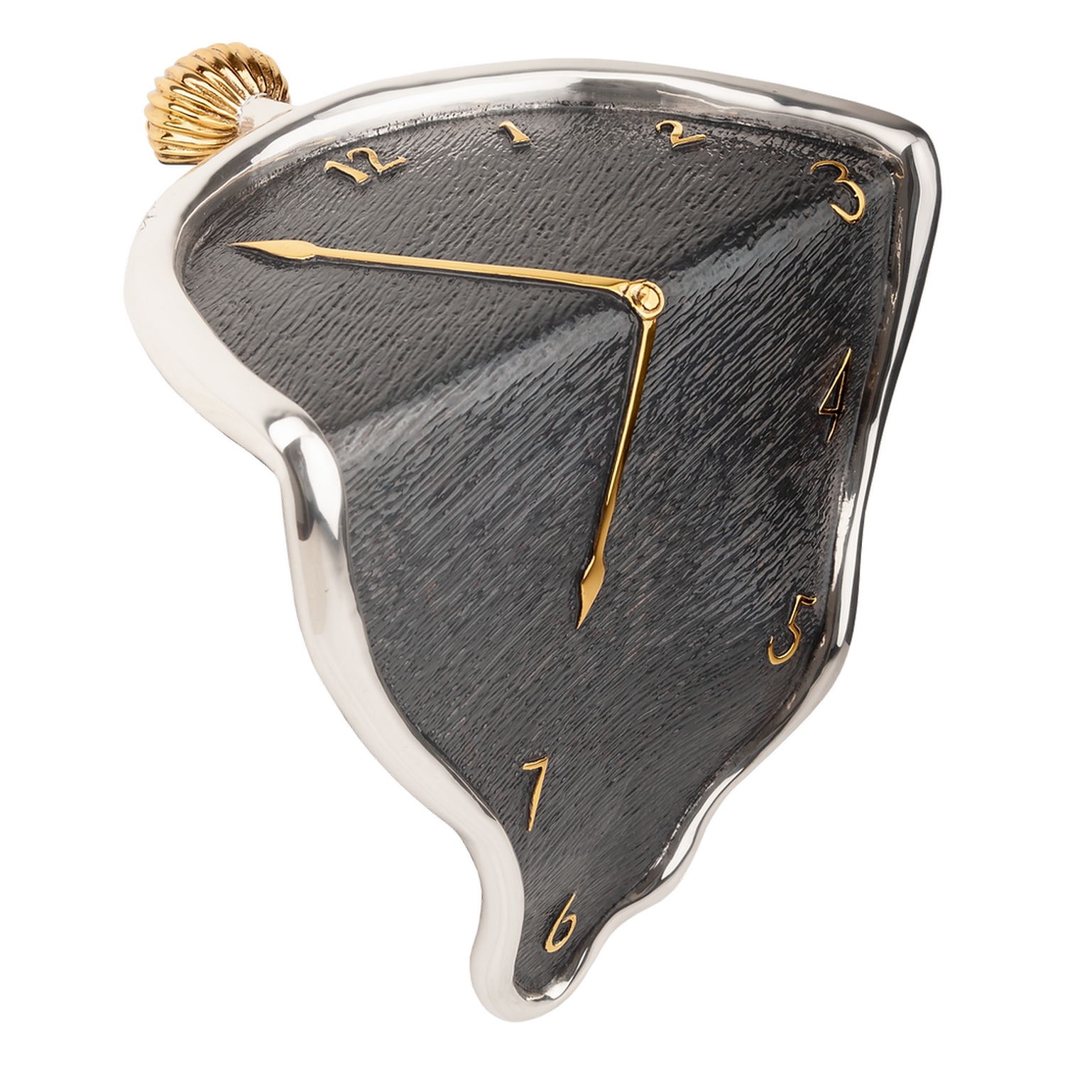 Dargenta The Persistence of Memory Silver Melting Clock