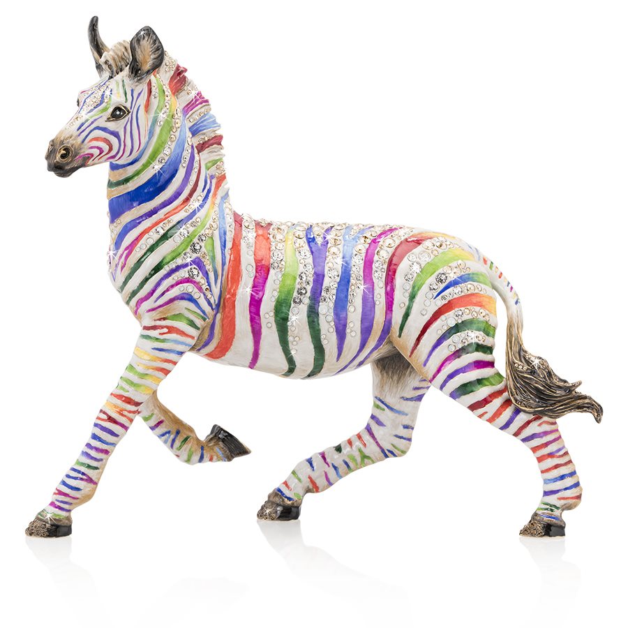 Jay Strongwater Ansel Zebra Figurine