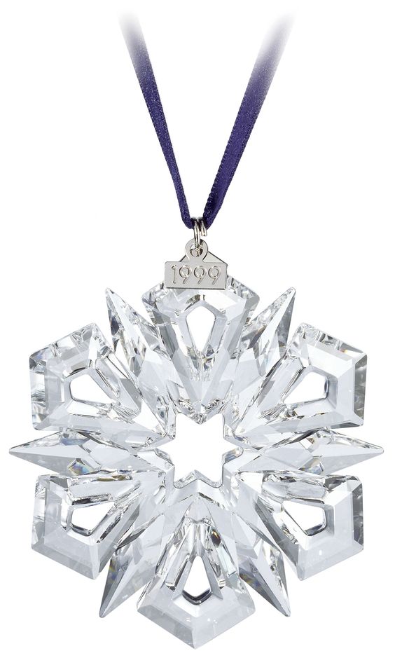 Swarovski Crystal 1999 Swarovski Snowflake Ornament