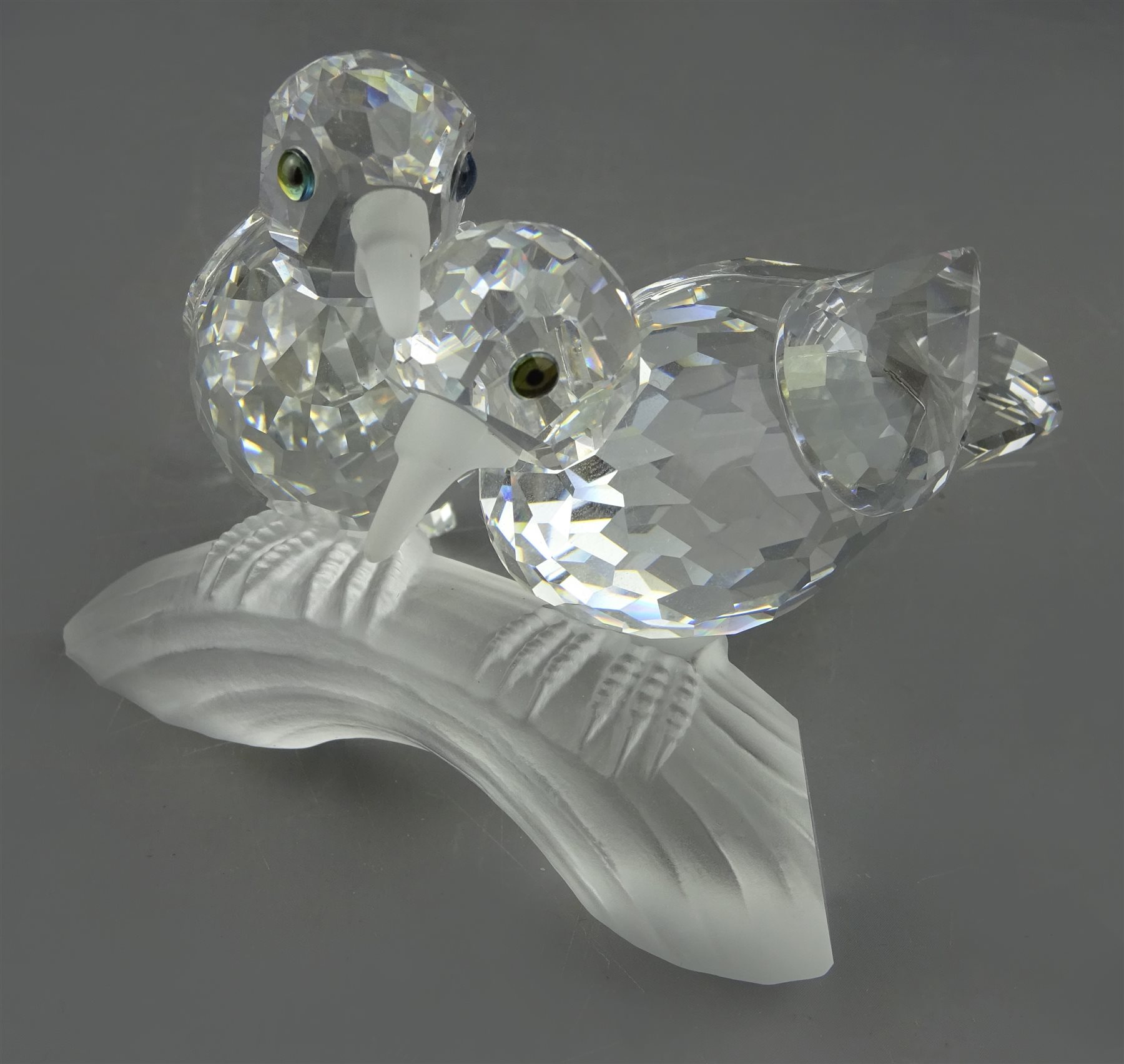 Swarovski Crystal - Swarovski Turtle Doves 1989 Caring And Sharing