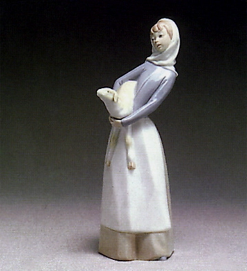 美品　LLADRO Lladro 1983 GIRL WITH FLOWERS PORCELAIN FIGURINE | eBay
