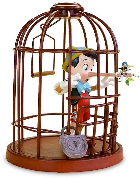 Pinocchio I'll Never Lie Again by WDCC Disney Classics