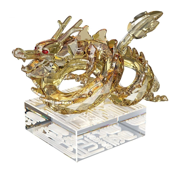 グランドセール Chinese Zodiac - Dragon | Swarovski 置物 - 置物