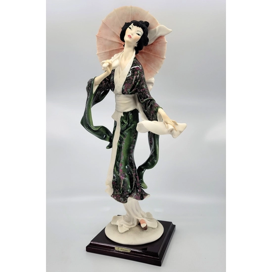 ジュゼッペ・アルマーニ 『傘を持つ女性』 1987年 イタリア ヴィンテージ Vintage Giuseppe Armani 