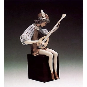 Lladro Juggler Sitting Porcelain Figurine