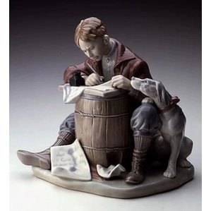 Lladro LOVE LETTERS Porcelain Figurine
