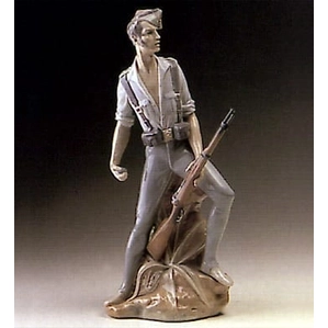 Lladro Legionary Porcelain Figurine