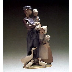 Lladro Dutch Children 