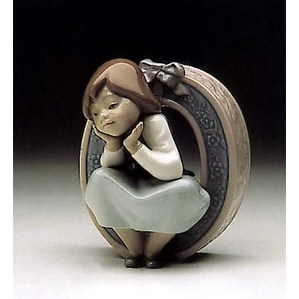 Lladro Schoolgirl O Porcelain Figurine