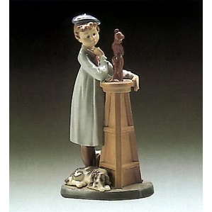 Lladro Little Sculptor Porcelain Figurine