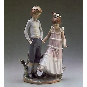 Lladro One, Two, Three Porcelain Figurine