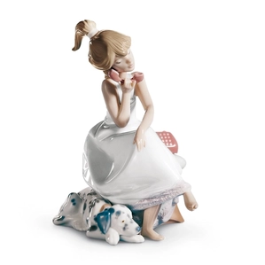Lladro CHIT-CHAT Porcelain Figurine