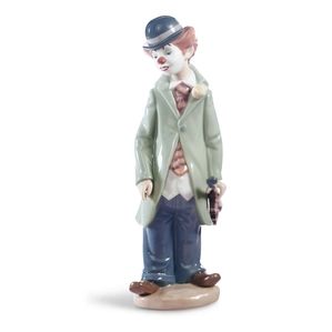 Lladro Circus Sam Clown Porcelain Figurine