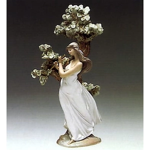 彫刻・オブジェ LLADRO 06236 Musical Muse by Lladro | Handcrafted Spanish Porcelain Art