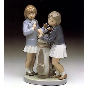 Lladro Tee Time Porcelain Figurine