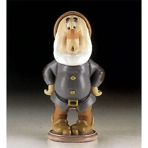 Lladro Sneezy Dwarf Porcelain Figurine