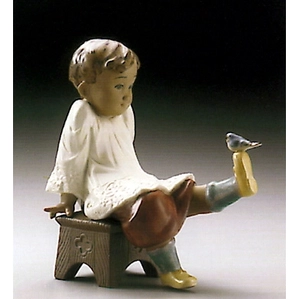 Lladro Talk To Me Porcelain Figurine