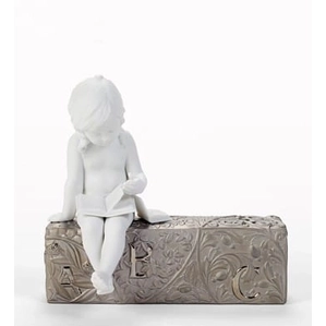 Lladro Learning Porcelain Figurine