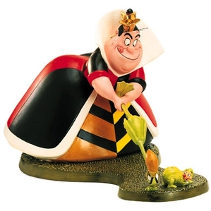 WDCC Disney Classics Alice In Wonderland Queen Of Hearts Let The Game Begin Porcelain Figurine