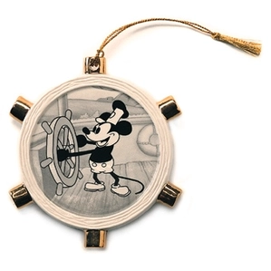 _Steamboat Willie Mickey Mouse Ornament