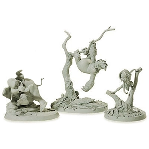 _Tarzan Tantor and, Terk Maquettes (matched numbered Set)