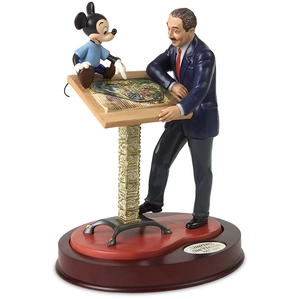 WDCC Disney Classics Disneyland Park Walt And Mickey Sharing The Vision 