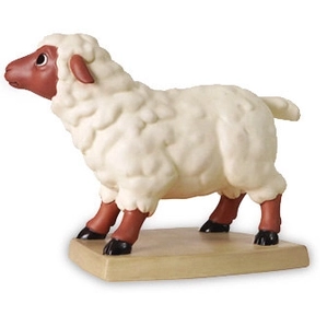 WDCC Disney Classics Beauty And The Beast Sheep Curious Companion Porcelain Figurine