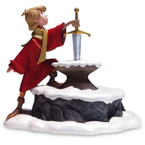 WDCC Disney Classics The Sword In The Stone Arthur Seizing Destiny Porcelain Figurine
