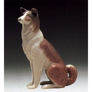 Lladro Collie 1974-81 Porcelain Figurine