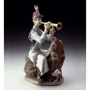 Lladro Practice Makes Perfect- Rockwell Le5000 Porcelain Figurine