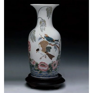Lladro Rose Garden Vase 1989-00 Le300-1618G