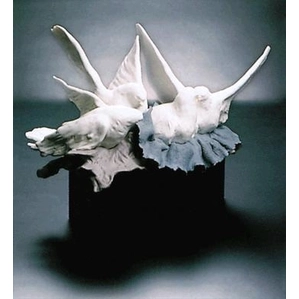 Lladro NESTING DOVES Porcelain Figurine