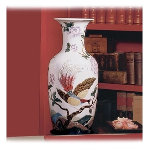 Lladro Oriental Bird Vase 1     (300) Porcelain Figurine