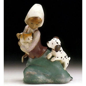 Lladro Little Friskies 1994-97 Porcelain Figurine