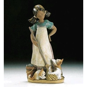 Lladro Playful Kittens 1994-99 Porcelain Figurine