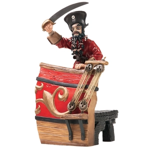 WDCC Disney Classics Pirates Of The Caribbean Captain Of The Wicked Wench Fire At Will Porcelain Figurine