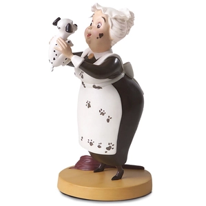 WDCC Disney Classics One Hundred and One Dalmatians Nanny Cook Look Heres Lucky Porcelain Figurine
