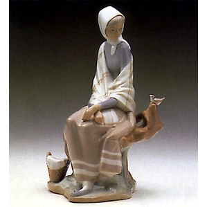 New Shepherdess 1969-85 by Lladro | Handcrafted Spanish