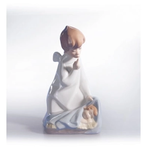 Lladro Angel With Child 1969-02 Porcelain Figurine