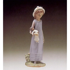 Lladro Belinda And Her Doll 1980-95 Porcelain Figurine