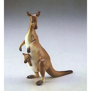 Lladro Minature Kangaroo 1987-90 Porcelain Figurine