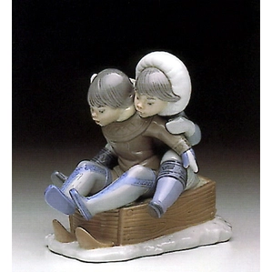 Lladro Hang On! 1990-95 Porcelain Figurine