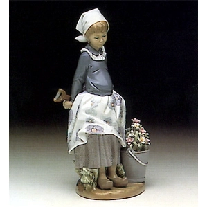 Lladro Little Dutch Gardner Porcelain Figurine