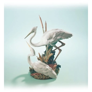 Lladro Marshland Mates With Base Porcelain Figurine